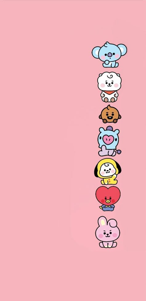 Bt21 Wallpaper, Bt 21, Bts Bt21, Bts Drawings, Bts Chibi, Bts Fanart, Bts Wallpaper, B T S, Bts Army