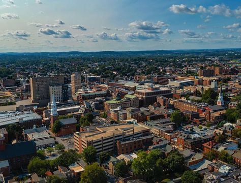 Lancaster County, Pennsylvania, Lancaster City aerial view. Lancaster City Pennsylvania, Lancaster County Pennsylvania, Lancaster Pennsylvania, Lancaster County, Aerial View, Lancaster, San Francisco Skyline, Pennsylvania, Paris Skyline