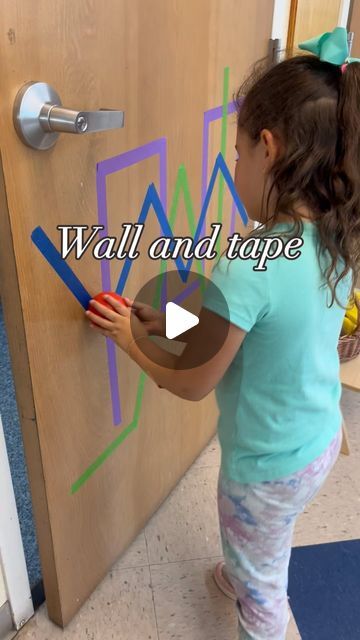 Montessori & Motherhood on Instagram: "Run and get painter’s tape!
It is such a fun activity full of benefits. It is a sort of weighted ball to add heavy work. 
Some kids need a sensory break and a wall and tape can help :) I was tempted into creating it using road tape but this is what I had at school. 
Reminder that in a Montessori environment, everything is placed for a purpose and reason. Teachers know where exactly each kid is and it is the beauty of the multi aged group, experience and practice is needed to get this. 

Let them peel the cutie! So many benefits that will help them now and in the future :)
.
#montessori #montessoriactivity #montessorichild #momlife #momsofinstagram #parentsupport #instagood #bloggers #microinfluencer #activityforkids #toddleractivities #loveislove #tea Classroom Heavy Work Activities, Sensory Breaks In Classroom, Painters Tape Wall, Montessori Environment, Tape Wall, Heavy Work, Parent Support, Montessori Activities, Painters Tape