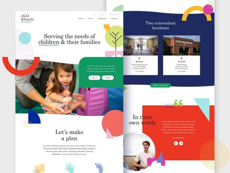 Childcare Website, Website Design Ideas, Unique Website Design, Family Website, Best Website Design, Social Design, Business Marketing Plan, School Website, Child Psychology