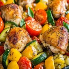 One Pan Italian Chicken Skillet Recipe | Easy & Flavorful Meal One Pan Italian Chicken Skillet, One Pan Italian Chicken, Cheesy Garlic Chicken, Easy Skillet Meals, Chicken Wrap Recipes, Chicken Skillet Recipes, Chicken Skillet, Creamy Garlic Sauce, Chicken With Olives