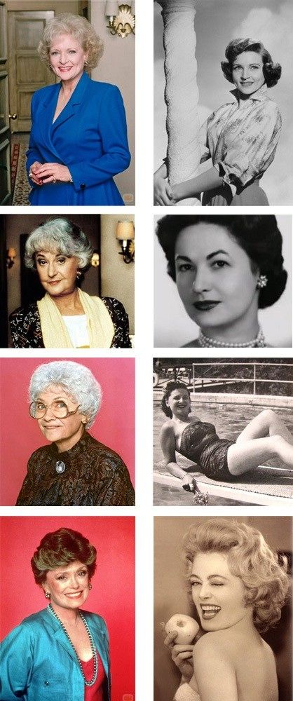 The Golden Girls, Betty White, Actrices Hollywood, La Girl, Golden Girls, Famous Faces, Back In The Day, Marilyn Monroe, Old Hollywood