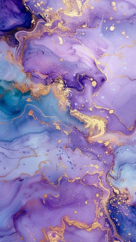 Pink Purple Gold Aesthetic, Pink Purple Blue Marble Background, Pink And Lavender Aesthetic, Purple Holographic Wallpaper, Marbled Wallpapers, Holographic Photography, Purple And Blue Aesthetic, Lavender Marble, Purple And Gold Wallpaper