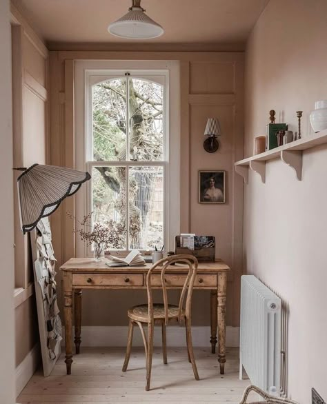 Paint Colour Ideas, Alfred Stieglitz, English Cottage Style, Retirement Community, Office Inspo, Pink Room, English Cottage, Desk Setup, Historic Homes