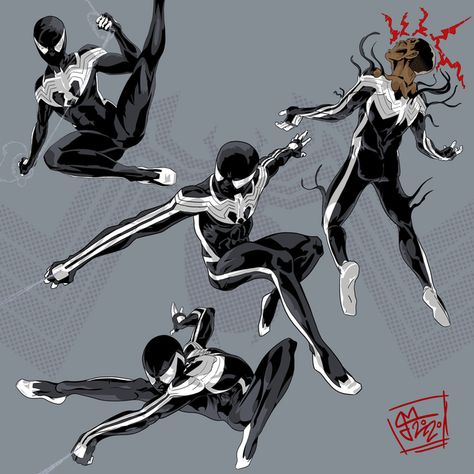 Miles Morales Symbiote Suit, Miles Morales Symbiote, Symbiote Suit, New Spiderman Movie, Symbiote Spiderman, Symbiotes Marvel, Image Spiderman, Spiderman Suits, Spiderman Drawing