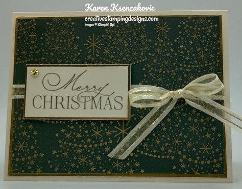 Lights Aglow Dsp, Up Lights, Stamped Christmas Cards, Good Monday, Stampin Up Christmas Cards, Merry Christmas To All, Stampin Up Christmas, Christmas Packaging, Diy Christmas Cards