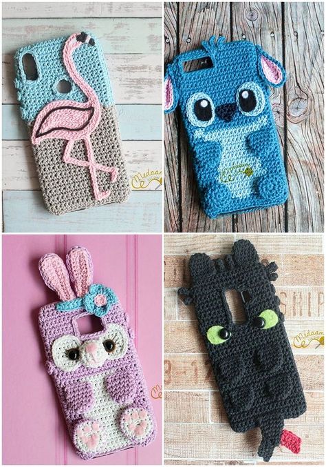 Inspiration. Crochet Phone Cases. — Craftorator Crochet Phone Cover, Beau Crochet, Crochet Phone Cases, Patterns Simple, Crochet Mobile, Crochet Case, شال كروشيه, Confection Au Crochet, Easy Crochet Patterns Free