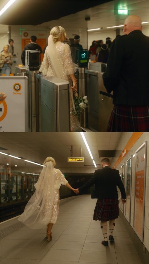 Glasgow Photography, Glasgow Subway, West End Glasgow, Glasgow Wedding, Glasgow Buchanan Street, Annabelle Dress, Hunterian Museum Glasgow, Documentary Wedding Photos, Wes Anderson Films