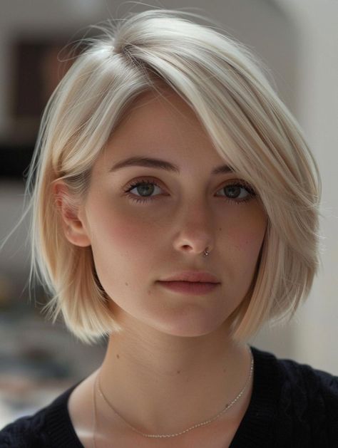 Best Bob Haircuts for Round Faces: Short, Medium, Pixie, Layered, and More Medium Pixie, Blond Pixie, Caramel Hair Color Ideas, Caramel Hair Color, Fall Haircuts, Bob Hairstyles For Round Face, Haircuts For Round Faces, Balayage Long Hair, Short Hair Cuts For Round Faces