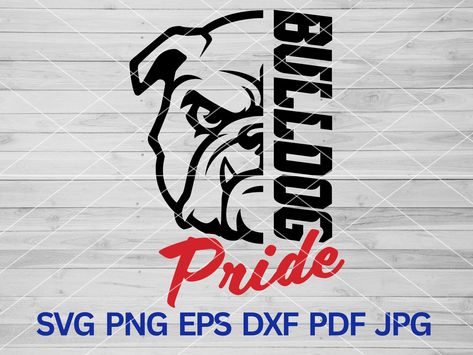 Bulldog Mascot School Spirit, Bulldogs Svg, Bulldog Clipart, Bulldog Svg, Bulldog Design, Pride Svg, Bulldog Mascot, Svg Sublimation, Yearbook Covers