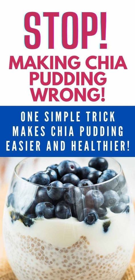 Are you tired of slimy chia seeds getting stuck in your teeth? Waiting for hours until your chia seed is ready to eat? Blending your chia pudding to try to get a decent texture? No more! This simple hack makes the BEST chia pudding ready in minutes! And no more chia seeds stuck in your teeth! Better yet? It makes it easier for your body to absorb the chia seeds' nutrients. Win Win! Chia Seed Recipes For Diabetics, Smooth Chia Seed Pudding, Chia Seed Diet Recipes, Are Chia Seeds Good For You, Chia Seed Pudding With Protein Shake, Blue Chia Seed Pudding, Chia Seed Pudding No Milk, Single Serve Chia Pudding, Chia Seed For Weight Loose