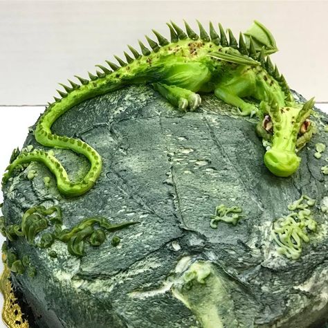 Buttercream dragon cake Buttercream Dragon Cake, Dragon Cake, Cake Inspo, Cupcake Decorating, Custom Drawing, 2022 Trends, Edible Art, Round Cakes, Cupcakes Decoration