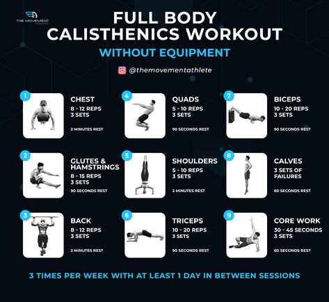 Full Body Calisthenics Workout without Equipment | BWTA Upper Body Workout No Equipment, Full Body Calisthenics, Full Body Calisthenics Workout, Upper Body Workout Plan, Calisthenics Workout At Home, Calisthenics Equipment, Workouts Without Equipment, Steady State Cardio, Workout No Equipment