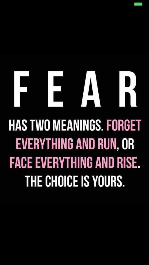 Which meaning of FEAR appeals to you? #fear Fear Has Two Meanings, Fear Meaning, Face Everything And Rise, Set You Free, Famous Quotes, Home Remedies, Talk About, Words Of Wisdom, Read More