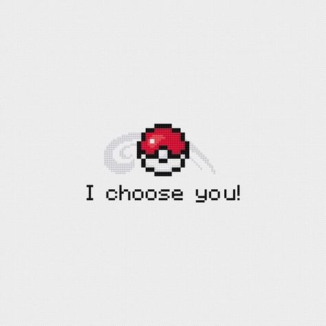 Pokemon I Choose You, I Choose You Pokemon, Geek Diy, Pixel Art Pokemon, Patch Jacket, I Choose You, Minecraft Ideas, Dmc Thread, Patches Jacket