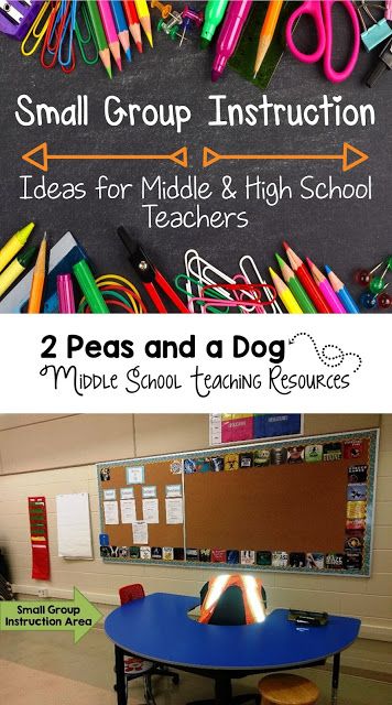 2 Peas and a Dog: Small group instruction looks different in every classroom - sometimes it is a structured intervention program, other times it is the teacher working with a small group of students on a focused task like guided reading or writing. Several great strategies are shared on how to make small group instruction meaningful in the secondary classroom. Ela Small Groups Middle School, Middle School Small Groups, Mtss Interventions High School, High School Classrooms, Dog Small, Secondary Classroom, Middle School Language Arts, Middle School Reading, Small Group Instruction