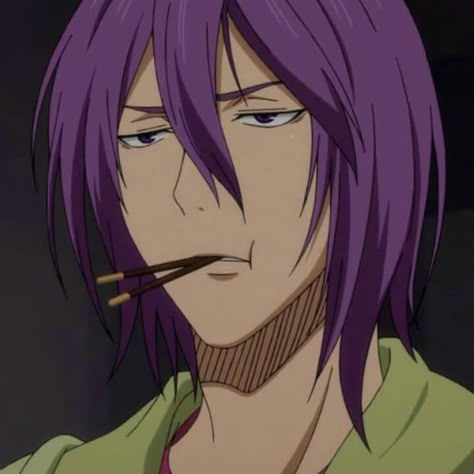 Atsushi Murasakibara, Murasakibara Atsushi, Kuroko Basket, Basketball Anime, Kurokos Basketball, Kuroko Basketball, Kuroko No Basketball, Kuroko Tetsuya, Black Cartoon Characters