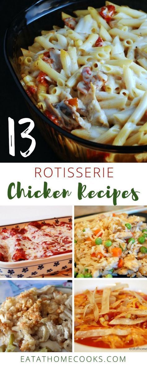 Have you ever wondered what to do with a Costco rotisserie chicken? If so, Ive got you covered! #EAH #rotisseriechicken #chicken #meals #dinner Vacation Dinners, Rotisserie Chicken Recipes Healthy, Premade Meals, Chicken Rotisserie, Costco Rotisserie Chicken, Costco Chicken, Affordable Recipes, Pumpkin Chili, Oatmeal Cookie Recipes