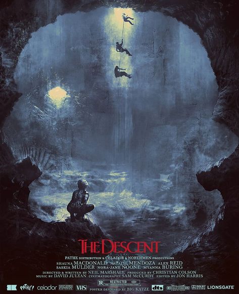 The Descent Movie Poster, The Descent Movie, Descent Movie, The Scariest Movie, Cave People, Senior Posters, Nana Manga, Movies Posters, Horror Stuff