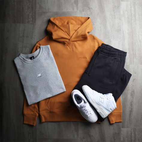 Outfit Grid Streetwear, Hoodie Outfit Men, New Balance Outfit, Pants Outfit Men, Cute Nike Outfits, Everyday Casual Outfits, Outfits Hombre, Clothing Pieces, Nice Clothes