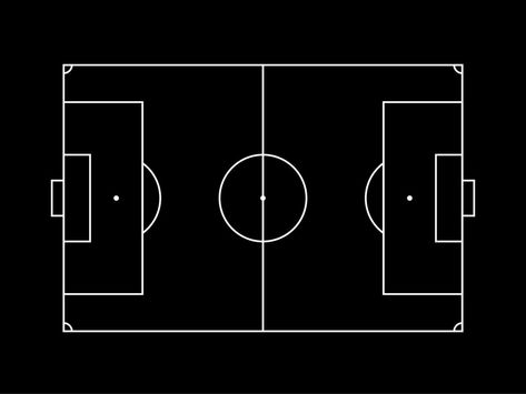 A football pitch also known as a football field, soccer field or soccer pitch for Art Illustration, Apps, Website, Pictogram, Infographic, News, or Graphic Design. Vector Illustration Football Vector Illustration, Soccer Illustration Art, Football Graphic Design, Soccer Pitch, Football Graphics, Graphic Design Vector, Football Posters, Football Illustration, Football Pitch