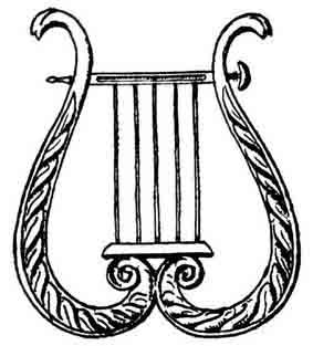 Lyre- It's on the Rose crest AND is the symbol of the muse of dance, Terpsichore Apollo Tattoo, Winged Serpent, Mythology Tattoos, Greek Tattoos, Desenho Tattoo, Greek Art, Greek Myths, Greek Gods, Gods And Goddesses