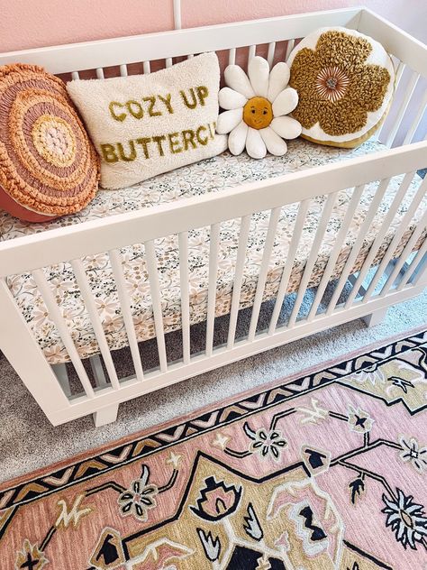 Shop Girls Crib Bedding - Blush Pink … and other curated products on LTK, the easiest way to shop everything from your favorite creators. Daisy Themed Nursery, Nursery For Baby Girl, Daisy Nursery, Whimsical Nursery, Crib Bedding Girl, Getting Ready For Baby, Girl Cribs, Nursery Theme