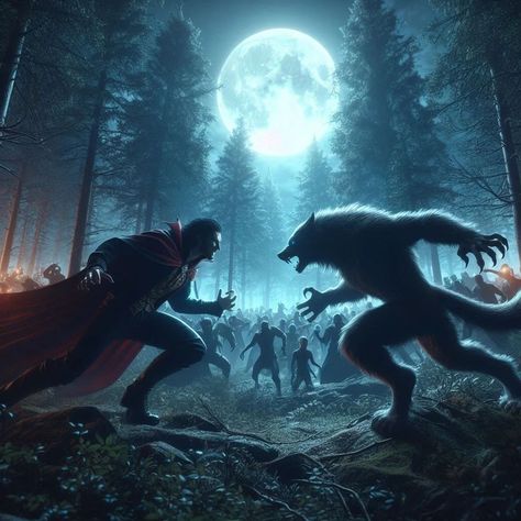 Dive into the heart of darkness with the most epic battle of all time! Vampires and werewolves collide in a thrilling showdown that will leave you on the edge of your seat. Don't miss out on the action! #EpicBattle #VampiresVsWerewolves #SupernaturalShowdown #InstaEpic #FantasyFight #VampireWar #WerewolfClash #InstaDrama #BattleOfLegends Vampire X Werewolf, Vampire Werewolf Hybrid, Werewolf And Vampire, Werewolves Art, Vampire And Werewolf, Vampire Wolf, Werewolf Warrior, Werewolf Vs Vampire, White Werewolf