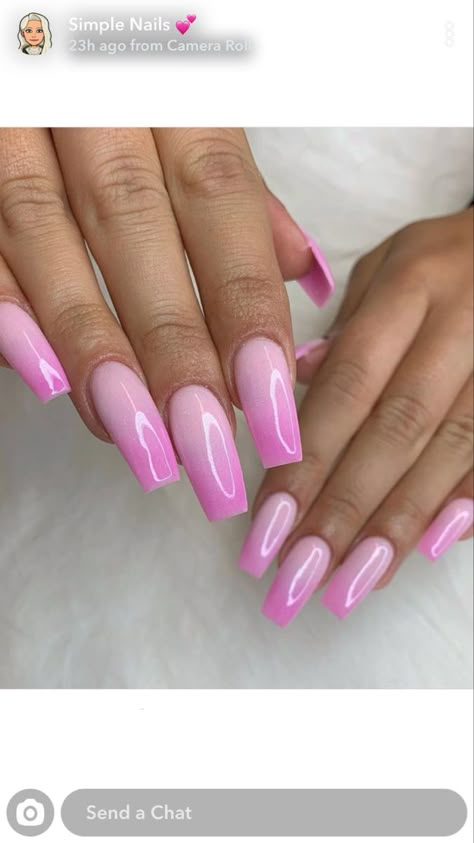 Ombre Gel Nails, Faded Nails, Purple Ombre Nails, Acrylic Nails Nude, Fancy Nail Art, Sassy Nails, Pink Ombre Nails, Nagel Tips, Glitter Gel Nails