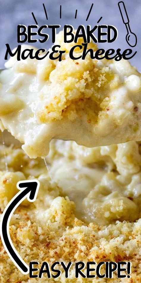 Breadcrumb Mac And Cheese, Mac And Cheese Recipe Soul Food, Pasta Toppings, Breadcrumb Topping, Mac And Cheese Casserole, Baked Mac And Cheese Recipe, Boxed Mac And Cheese, Best Mac And Cheese, Creamy Mac And Cheese