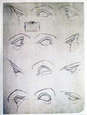 bargue-plate-1-original Eyes Anatomy, Good References, Studying Anatomy, Charles Bargue, Artistic Anatomy, Vine Charcoal, Ancient Greek Art, Illustration Art Design, Drawing Course