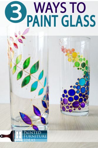 3 Methods to Hand-Paint Glass - Painted Furnishings Concepts Check more at https://howcandothis.com/diyideas/3-methods-to-hand-paint-glass-painted-furnishings-concepts/ Sharpie Glass Painting, Ideas For Glass Painting, Painted Glass Jar Ideas, Glassware Painting Ideas, How To Do Glass Painting, Painted Glass Bottles Diy Ideas, Painting Glass Vases Diy, Painting On Glasses, Bottle Glass Painting Ideas