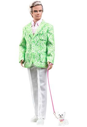 Palm Beach Fashion, Ken Barbie Doll, Palm Beach Style, Slim Aarons, Ken Doll, Damask Print, Ryan Gosling, Barbie Collector, Printed Blazer