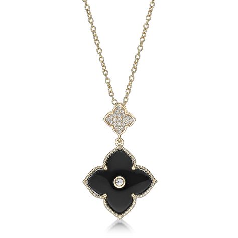 PRICES MAY VARY. A FLORAL PENDANT FOR WOMEN WHO BLOOM - Let the Flora collection bring you a flower pendant necklace to last forever. Anyone who loves receiving flowers will want this pendant as a gift BOLD BLACK ONYX MAKES A STATEMENT ANYWHERE - The gorgeous black hue of onyx gives you a stand-out piece of jewelry for women. Wear it any time you want to smolder TIMELESS IN STYLE - The perfect gift for an anniversary, birthday, engagement, Valentine’s Day, Mother’s Day, Christmas, Hanukkah, a gr Receiving Flowers, Silver Flower Necklace, Jewelry Words, Floral Pendant, Flower Pendant Necklace, Gemstone Bracelets, Silver Flowers, Flower Pendant, Gold Plated Sterling Silver