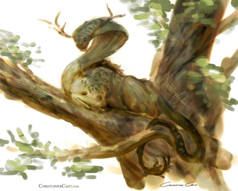 ArtStation - Sketches for Fall of Camelot, Christopher Cant What To Sketch, Questing Beast, The Green Knight, Green Knight, Celtic Mythology, Weird Creatures, King Arthur, Head And Neck, Magical Creatures