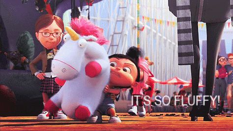 Despicable Me GIF - DespicableMe Unicorn Fluffy GIFs Minion Humor, Minion Humour, Miss Piggy, Minion Quotes, Minions Funny, Despicable Me, Pics Art, Movie Quotes, League Of Legends