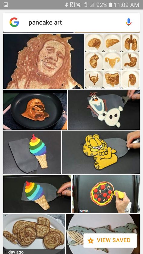 Pancake Art Video, Food Art Pancakes, Cute Pancake Art, Cat Eating Pancakes, Pancake Meme Funny, Pancake Art, Fun Food, Pancakes, Art Ideas