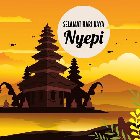 Selamat Hari Raya Nyepi Background Hari Raya Nyepi, Selamat Hari Raya, Hari Raya, Vector Art, Vector Free, This Is Us, Royalty Free, For Free, Clip Art