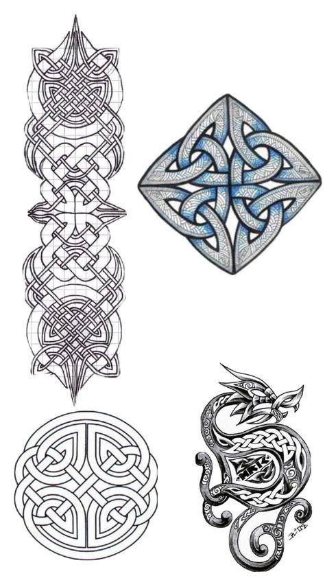 Celtic Illumination, Dragon Celtic, Celtic Ornaments, Celtic Design, Celtic Designs, Celtic Knot, Graphic Design, Tattoos, Pattern