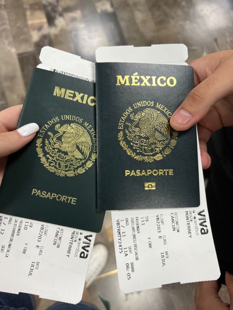 #vacation #airplane #airport #travel Mexico Airport, Mexico Passport, Mexico Life, Vacation Airplane, Goals 2023, Passport Pictures, Passport Online, Passport Travel, Scammer Pictures