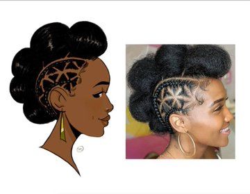 Black Anime Hairstyles, Afro Hair Drawing, Hair Drawing Tutorial, Anime Hairstyles, Pelo Anime, Hair Drawing, Black Anime, Afro Hair, Black Anime Characters