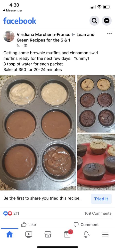 Optavia Cinnamon Roll Cake Mix Hack, Cinnamon Swirl Muffins, Fueling Hacks, Optavia Recipes, Brownie Muffins, Green Meals, Cake Hacks, Cinnamon Roll Cake, Lean And Green Meals