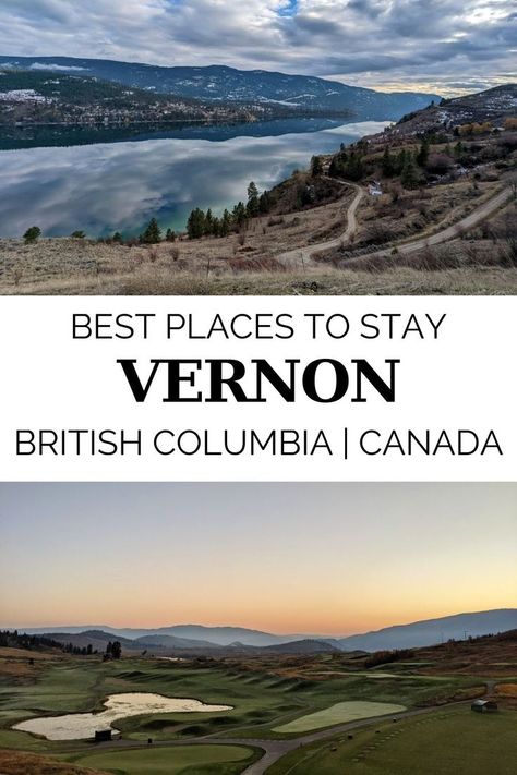 Visiting Vernon soon and not sure where to stay? We've got you covered! We've got you covered. Not only have we visited Vernon during all four seasons, we've also stayed in a variety of accommodation types as well. Based on our first hand research, this post will feature our favourite places to stay (all personally tried and tested!) in Vernon, British Columbia. offtracktravel.ca Vernon Bc, Want And Need, Short Break, Rolling Hills, Canada Travel, British Columbia, Four Seasons, Cool Places To Visit, The Good Place