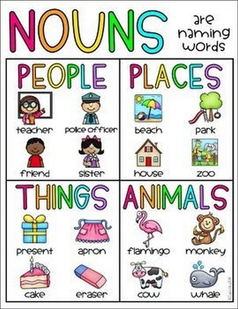 Fueling Curiosity with Interactive Educational Posters for Children Nouns Chart For Grade 1, Noun Anchor Chart Kindergarten, Noun Chart Classroom, Nouns Chart Ideas, Noun Activity For Grade 1, Noun Anchor Chart, Nouns Anchor Chart, Frog Cycle, Noun Chart