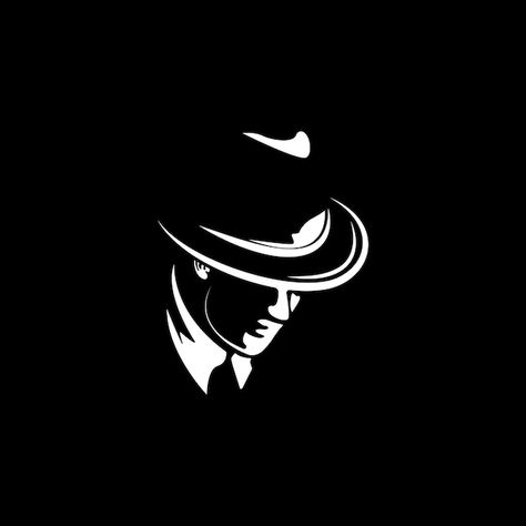 Man In Darkness, Spy Wallpapers, Hope Logo Design, Detective Icon, Mafia Art, Mafia Quotes, Mafia Logo, Dark Profile, Man Profile