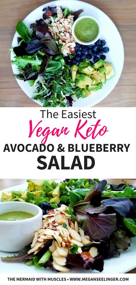 When it comes to meal prepping I need easy recipes for lunch. I over complicate my Keto diet menu I end up grabbing something easy that probably isn’t Keto approved. Throwing together an easy Keto salad is my go to and I have found the best salad dressing for a Vegan or Keto diet that I look forward to around noon every day. On top of delicious Keto salad toppings, these salad bowl ingredients are great brain foods. #superfood #keto #ketodiet #vegan #veganrecipes #veganfood Easy Recipes For Lunch, Bowl Ingredients, Best Salad Dressing, Brain Foods, The Best Salad, Recipes For Lunch, Vegan Keto Diet, Best Healthy Diet, Keto Salad