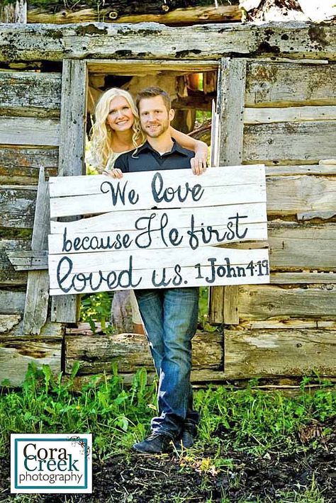 18 Best Ideas Of Engagement Announcements ❤ See more: http://www.weddingforward.com/engagement-announcements/ #wedding #engagement #photo Christian Engagement Photos, Christian Engagement, My Love Photo, Creative Engagement Photo, Folk Wedding, He First Loved Us, Engagement Announcement, Christian Wedding, Wedding Pics