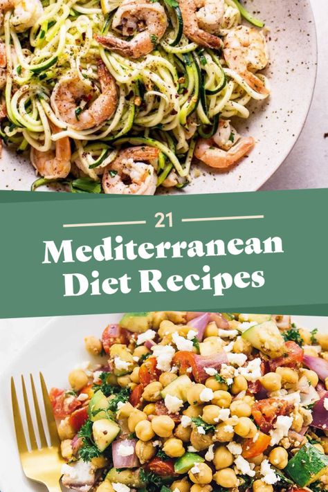 21 Mediterranean Diet Recipes Everyone Should Try Mediterranean Diet For Beginners, Mediterranean Recipes Healthy, Mediterranean Diet Recipes Dinners, Chicken Honey, Mediterranean Diet Meal Plan, Easy Mediterranean Diet Recipes, Mediterranean Diet Plan, Diet For Beginners, Salmon Dishes