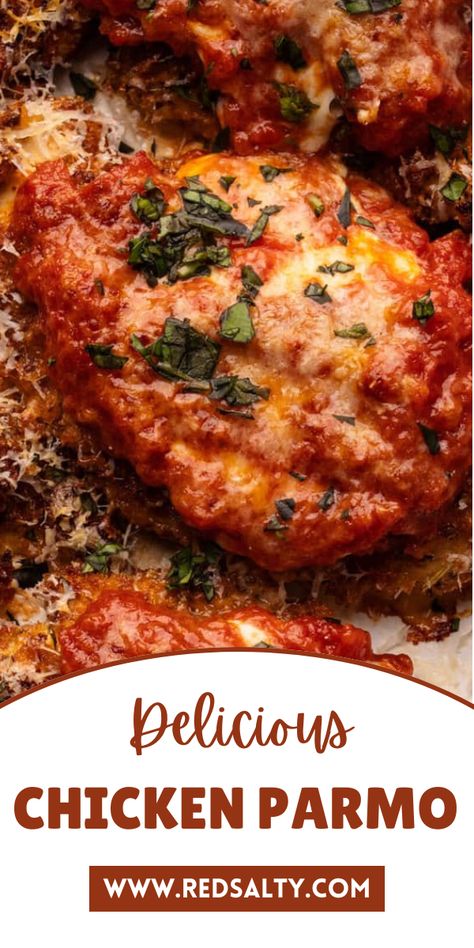 Rooster parmo recipe is a dish that comes from British cuisine with a fantastic presentation, amazingly easy to make and scrumptious to eat. Chicken Parmo Recipe, Parmo Recipe, Ube Polvoron Recipe, Polvorones Recipe, Dirty Fries, Turkey Pot Pie, Ranch Recipe, Fruitcake Recipes, Fries Recipe