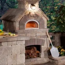 Built-In Pizza Ovens | Wood-Burning & Gas Powered Pizza Ovens : BBQGuys Wood Pizza Oven, Outdoor Pizza Oven Kits, Pizza Oven Outdoor Diy, Commercial Pizza Oven, Brick Oven Outdoor, Oven Diy, Pizza Oven Kits, Chicago Brick, Diy Pizza Oven